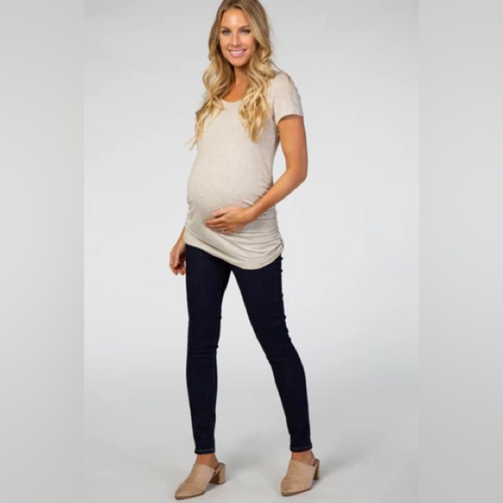 PinkBlush Navy Blue Maternity Skinny Jeans Size 31